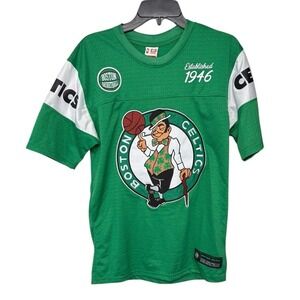 NBA Ultra Game Boston Celtics Embroidered Jersey Green Size‎ XS Leprechaun NEW